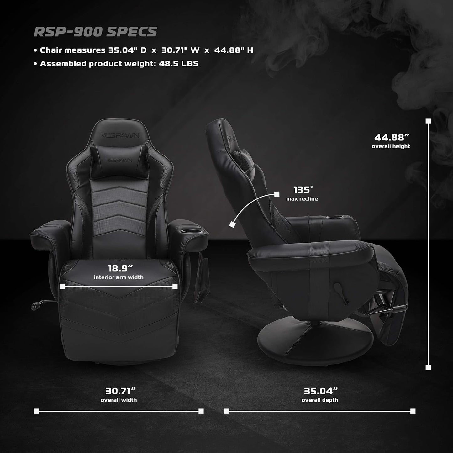 900 Gaming Recliner - Video Games Console Recliner Chair, Computer