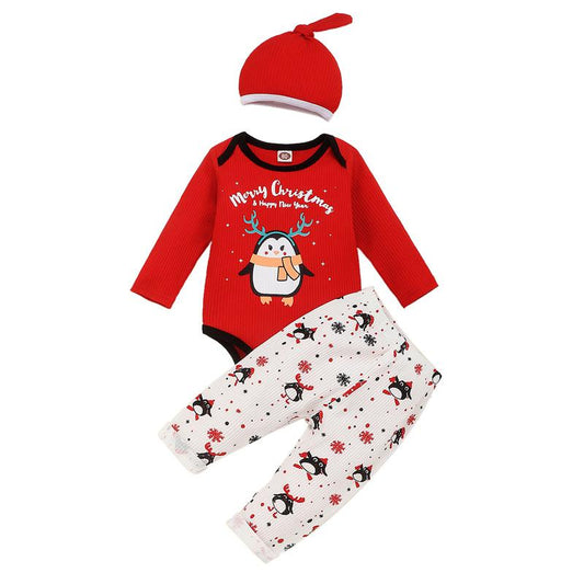 Baby Boys Printed Sets Infant Cartoon Letter Tops Kids Casual Clothes